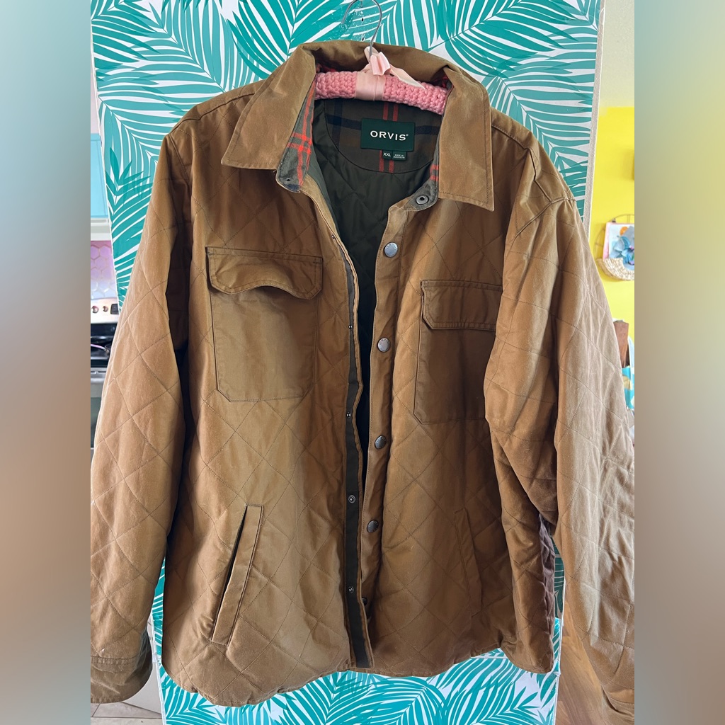 Nwot Orvis Battenkill Quilted Jacket W/ Halley Stevensons Water Repellent Sz Xxl
